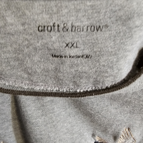 Men's Croft & Barrow XXL Sweatshirt Labrador - Picture 4 of 5